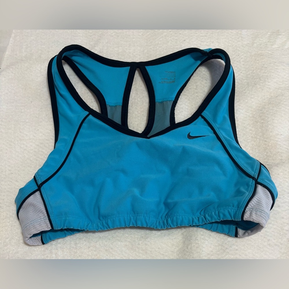 Nike Blue Medium-Support Sports Bra
